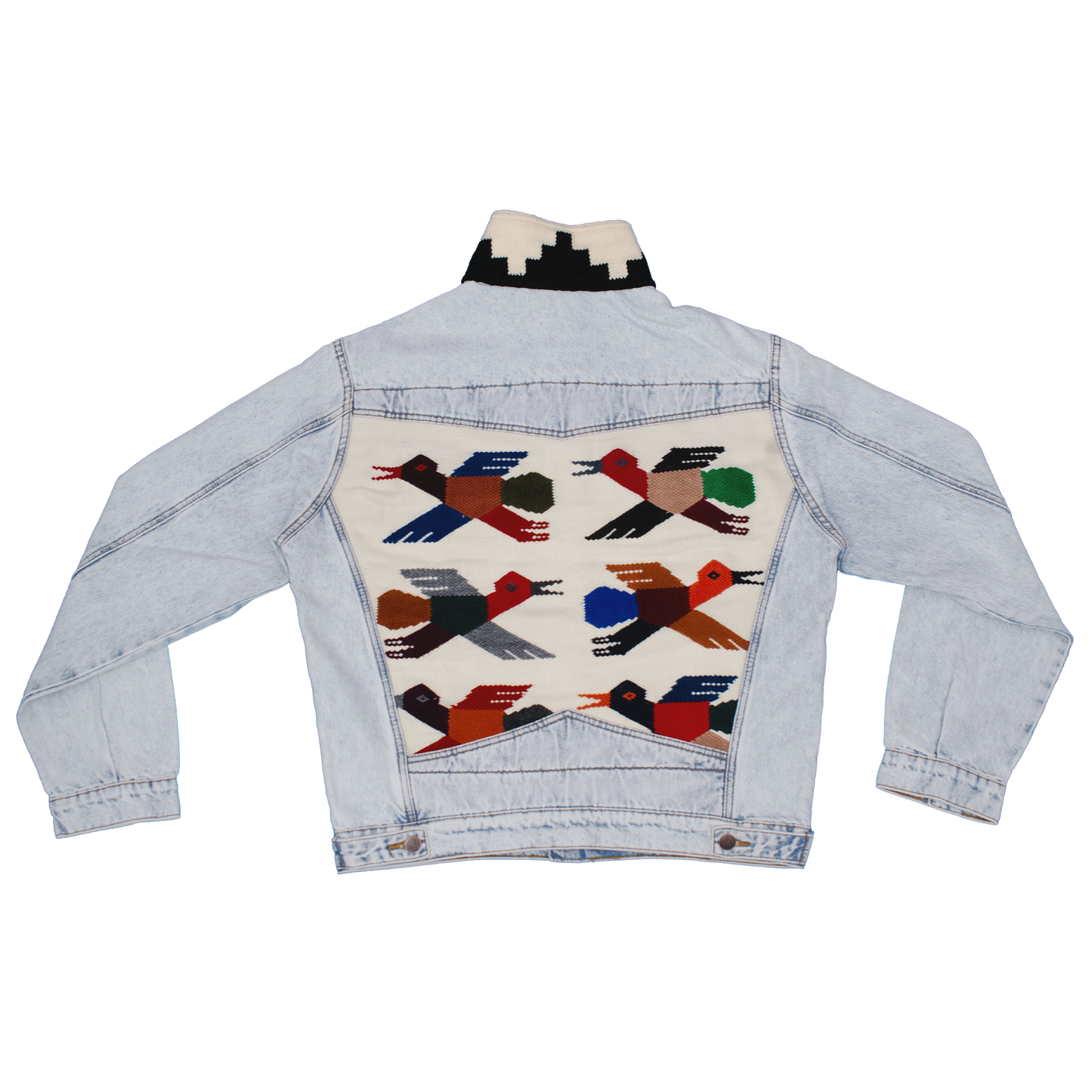 Pájaros blue denim
