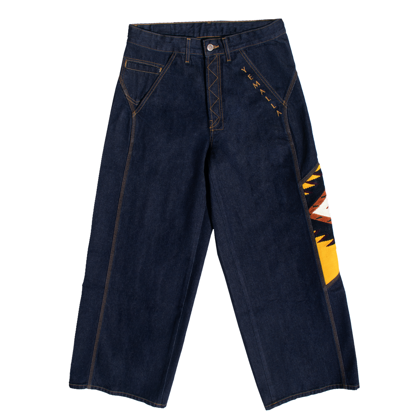Geometrico trigo dark jeans