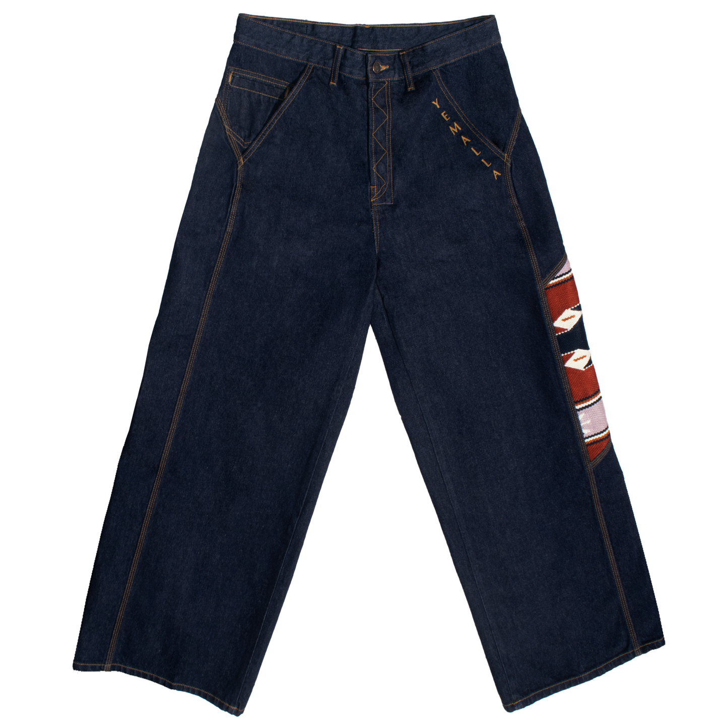 Geometrico rombo dark jeans