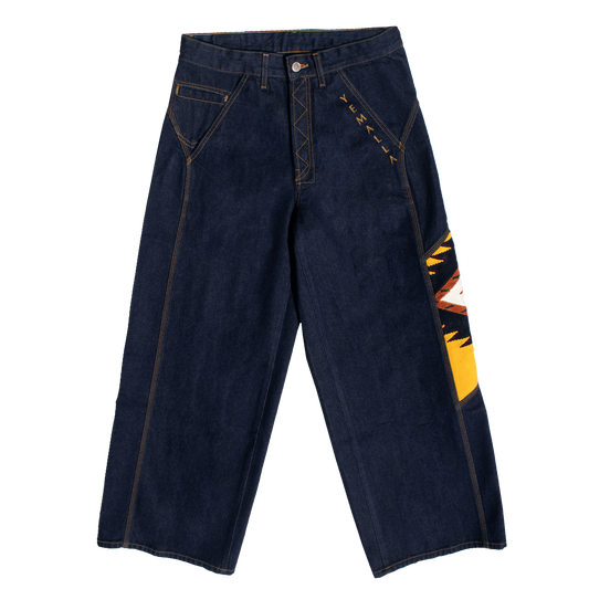 Geometrico trigo dark jeans