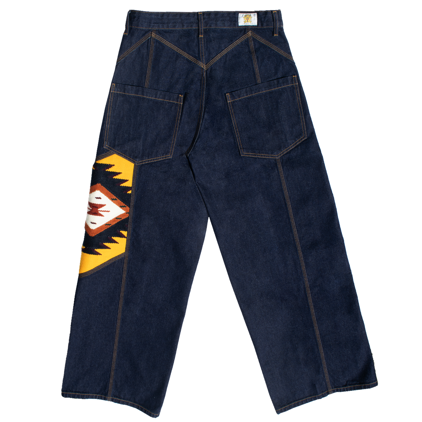 Geometrico trigo dark jeans
